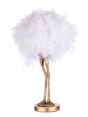 BHS Gold Ada Ostrich Legs Table Lamp - Image 2 of 2