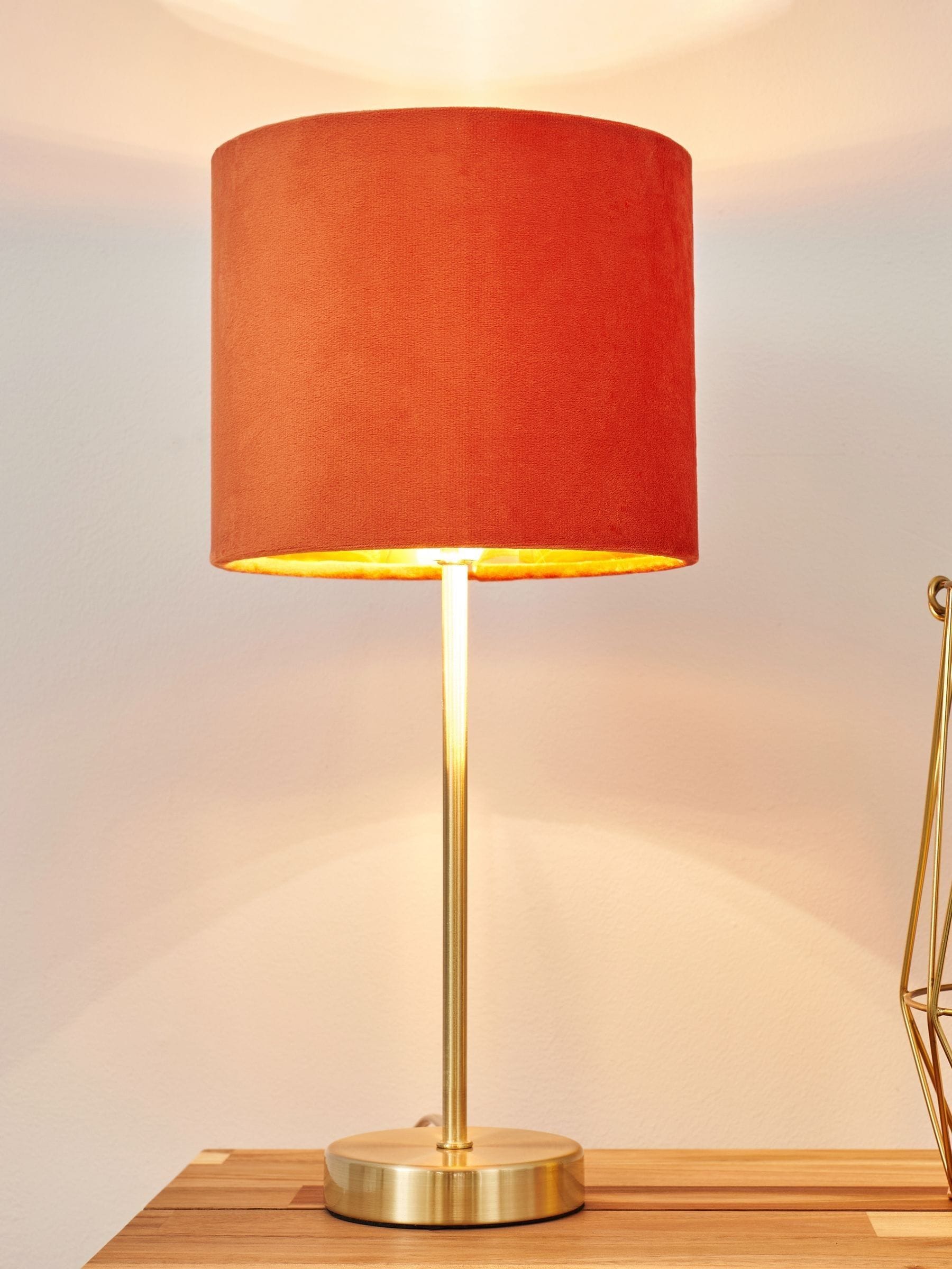 Orange lamp shade wilko on sale