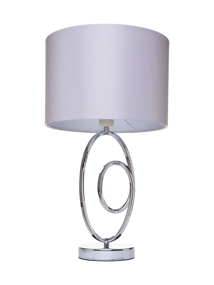 BHS Chrome Aspen Sculptural Table Lamp - Image 5 of 5