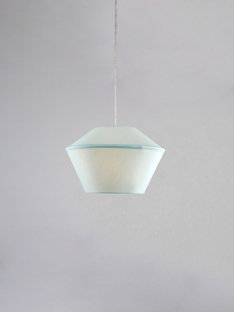 BHS Blue Dana Pastel Easyfit Shade 40cm - Image 2 of 4 BHS Blue Dana Pastel Easyfit Shade 40cm - Image 2 of 4