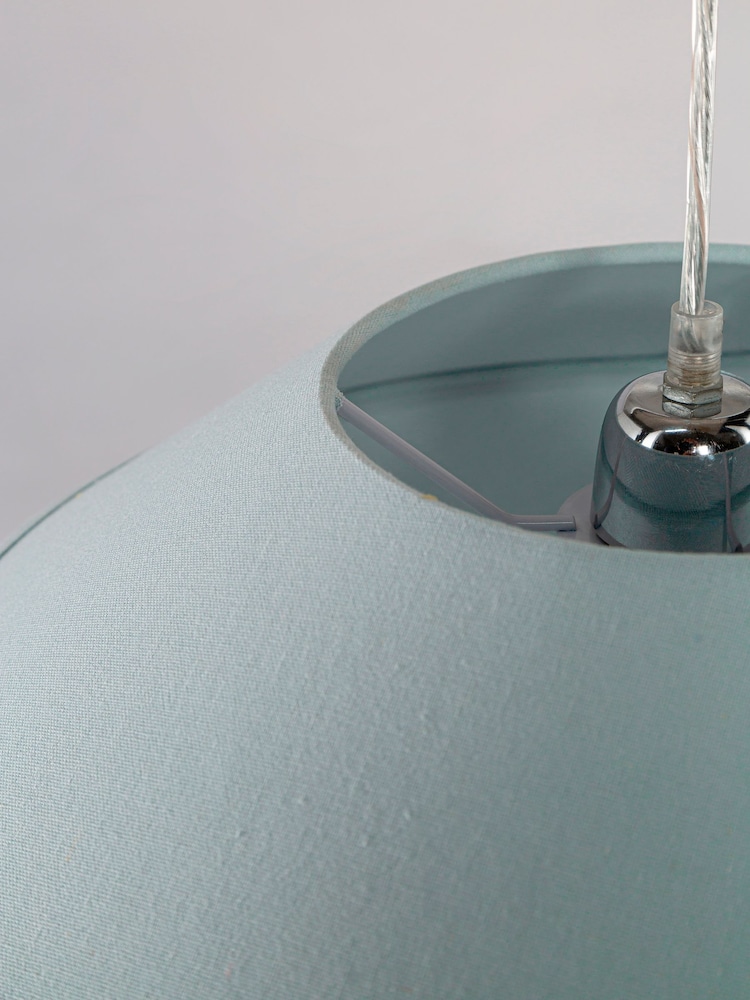 BHS Blue Dana Pastel Easyfit Shade 40cm - Image 4 of 4 BHS Blue Dana Pastel Easyfit Shade 40cm - Image 4 of 4
