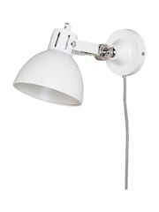 BHS White Daria Plug In Wall Light - Image 5 of 5