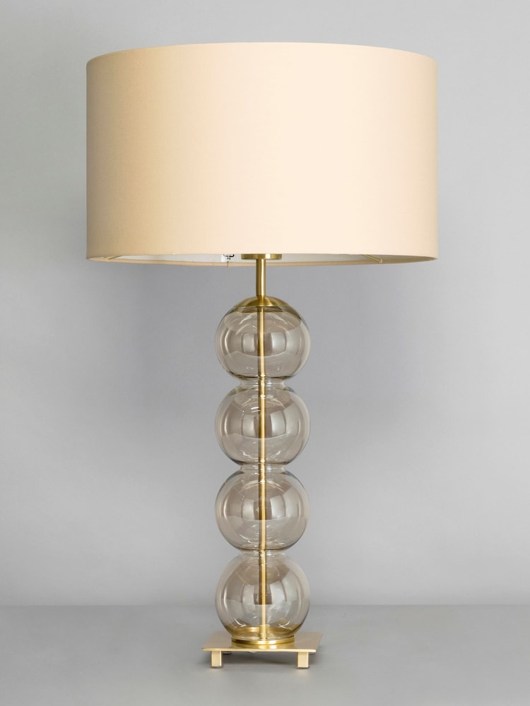 BHS Satin Brass Metro Mini Glass Sphere Table Large Lamp - Image 4 of 4