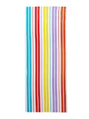 Catherine Lansfield White 100% Cotton Rainbow Stripe Extra Long Beach Towel - Image 3 of 4