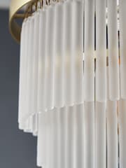BHS Satin Brass Aubrey Ceiling Easy Fit Shade Light - Image 3 of 6
