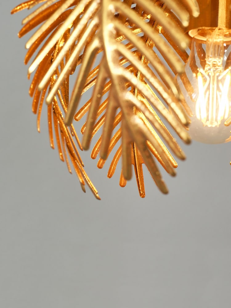 BHS Satin Brass Brookby Flush Ceiling Fitting Ceiling Light - Image 2 of 4