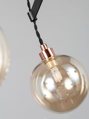 BHS Copper Juniper 3 Light Pendant Ceiling Light - Image 3 of 4