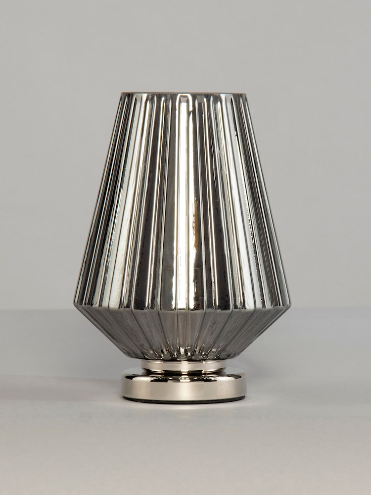 BHS Smoke Poplar Vessel Table Lamp - Image 4 of 4