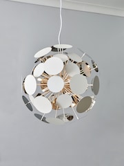 BHS White Sputnik Discs Ceiling Pendant - Image 1 of 5