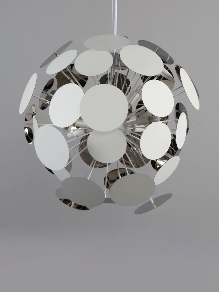 BHS White Sputnik Discs Ceiling Pendant - Image 2 of 5