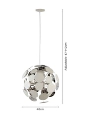 BHS White Sputnik Discs Ceiling Pendant - Image 4 of 5