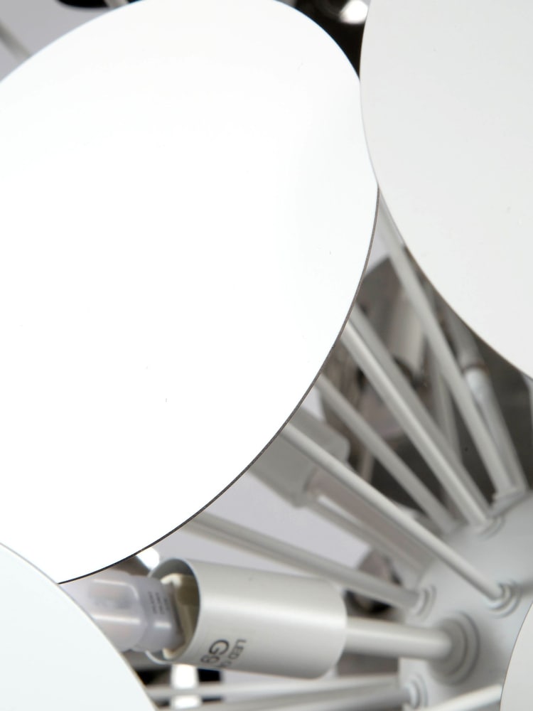 BHS White Sputnik Discs Ceiling Pendant - Image 5 of 5