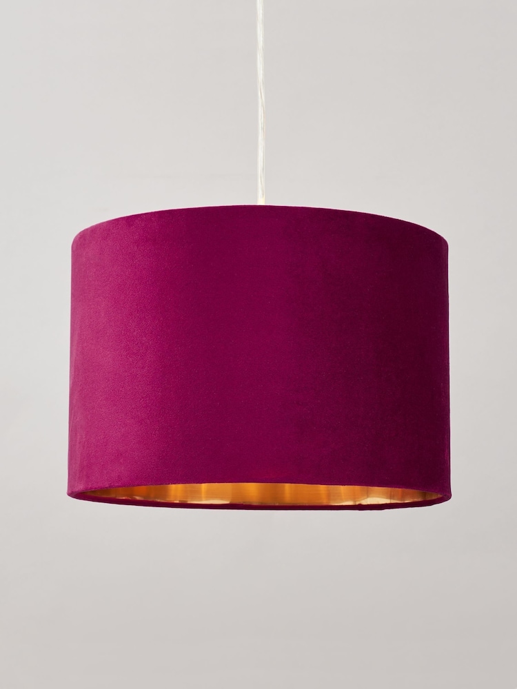 BHS Raspberry Red Velvet Easyfit Shade 30cm - Image 2 of 5