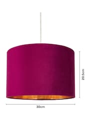 BHS Raspberry Red Velvet Easyfit Shade 30cm - Image 4 of 5