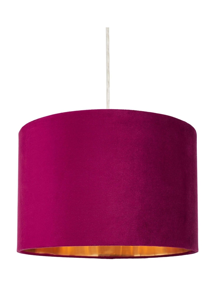 BHS Raspberry Red Velvet Easyfit Shade 30cm - Image 5 of 5
