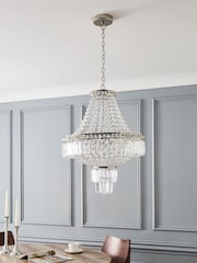 BHS Polished Nickel Chloey Chandelier Pendant - Image 1 of 5