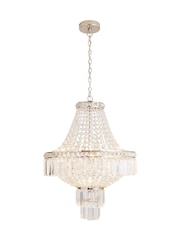 BHS Polished Nickel Chloey Chandelier Pendant - Image 2 of 5