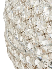 BHS Chrome Cypress 5 Light Crystal Rings Pendant Ceiling Light - Image 6 of 6