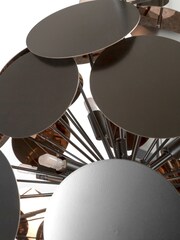 BHS Black Sputnik Discs Ceiling Pendant - Image 4 of 4