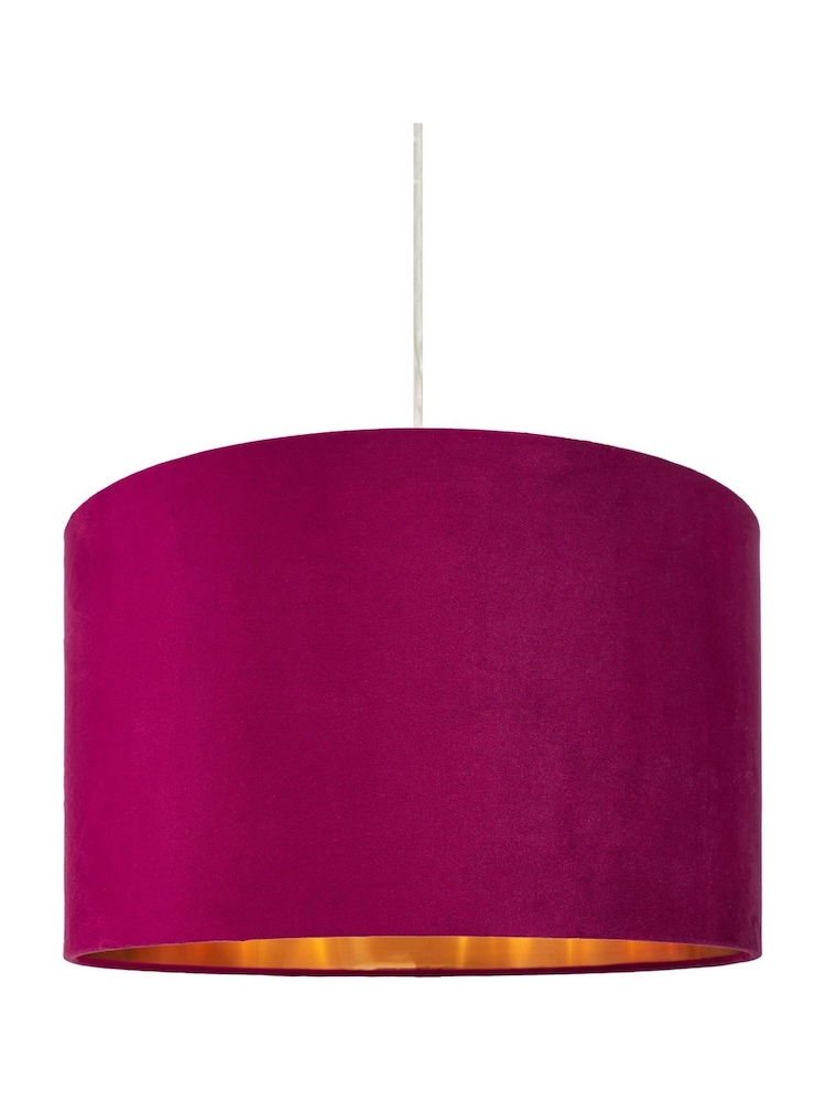 BHS Raspberry Red Velvet Easyfit Shade 40cm - Image 5 of 5