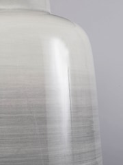 BHS Grey Cherry Ceramic Table Lamp - Image 2 of 4