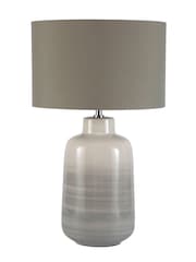 BHS Grey Cherry Ceramic Table Lamp - Image 3 of 4
