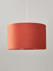 BHS Burnt Orange Velvet Easyfit Shade 40cm - Image 2 of 5