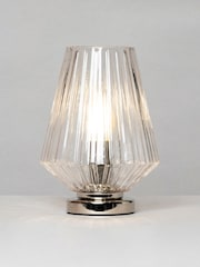 BHS Chrome Poplar Vessel Table Lamp - Image 3 of 4