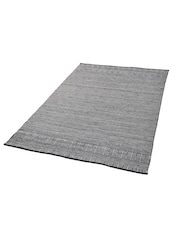 Pacific Black/White Garden Inca Design Rectangular Rug - Image 3 of 6