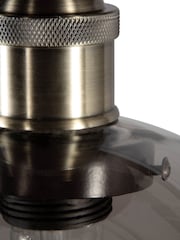 BHS Bronze Carter Industrial Flush Ceiling Fitting Ceiling Light - Image 7 of 7
