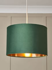 BHS Emerald Green Velvet Easyfit Shade 30cm - Image 3 of 7