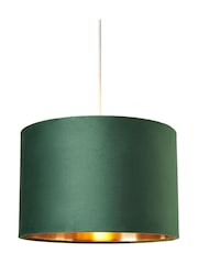 BHS Emerald Green Velvet Easyfit Shade 30cm - Image 6 of 7