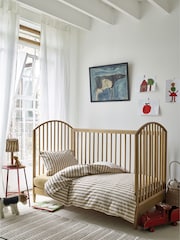 Piglet in Bed Ochre Kids Seersucker 100% Cotton Bedding Set - Image 1 of 6