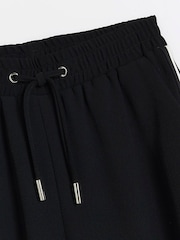 River Island Black Girls Wide Leg 100% Cotton Trousers - Image 3 of 4