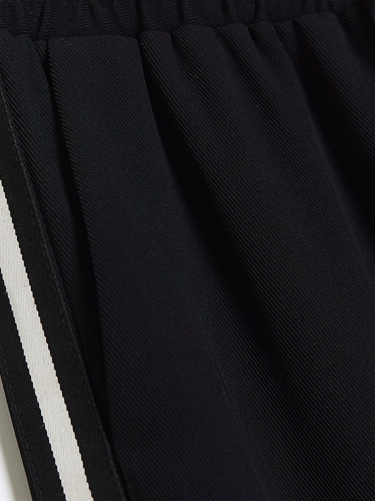 River Island Black Girls Wide Leg 100% Cotton Trousers - Image 4 of 4 River Island Black Girls Wide Leg 100% Cotton Trousers - Image 4 of 4