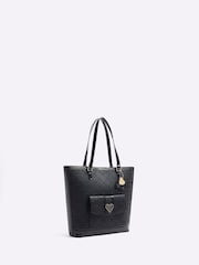 River Island Black Girls Embossed Pocket Shopper Bag - Image 4 of 5