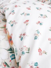 Catherine Lansfield Natural Pippa Floral Birds Reversible Duvet Cover Set - Image 4 of 4