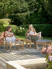 Pacific Teak Garden Malta Bistro Set - Image 2 of 4