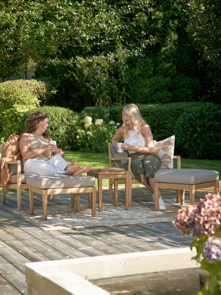 Pacific Teak Garden Malta Bistro Set - Image 2 of 4