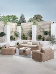 Pacific Natural Garden Como Rattan Lounge Set - Image 1 of 6