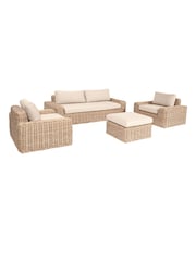 Pacific Natural Garden Como Rattan Lounge Set - Image 3 of 6