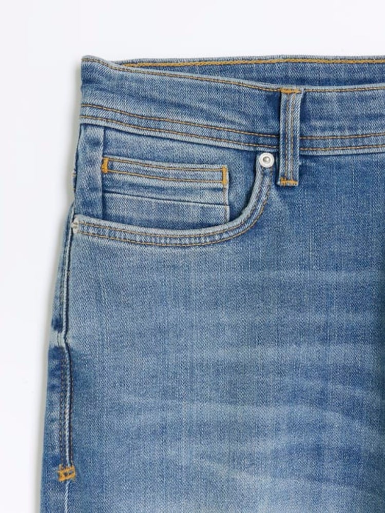 Синий - River Island стретчевые джинсы скинни - Изображение 6 из 6