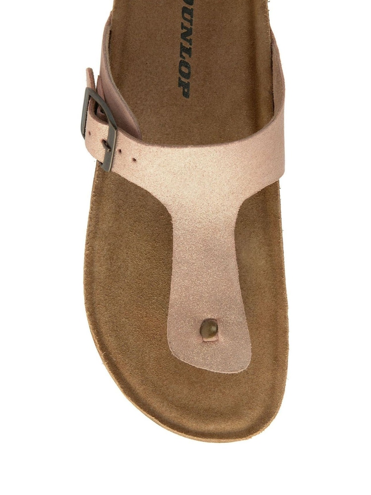 Dunlop Gold Toe Post Ladies Sandals - Image 4 of 4