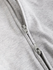 Grey Essential Zipped 100% Cotton Baby Sleepsuits 3 Pack (0-3yrs) - Image 10 of 11