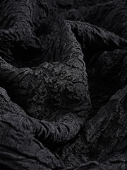 Black Textured Long Sleeve Top - Image 6 of 6