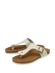 Dunlop White Toe Post Ladies Sandals - Image 2 of 4