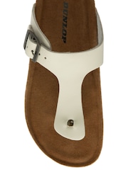Dunlop White Toe Post Ladies Sandals - Image 3 of 4
