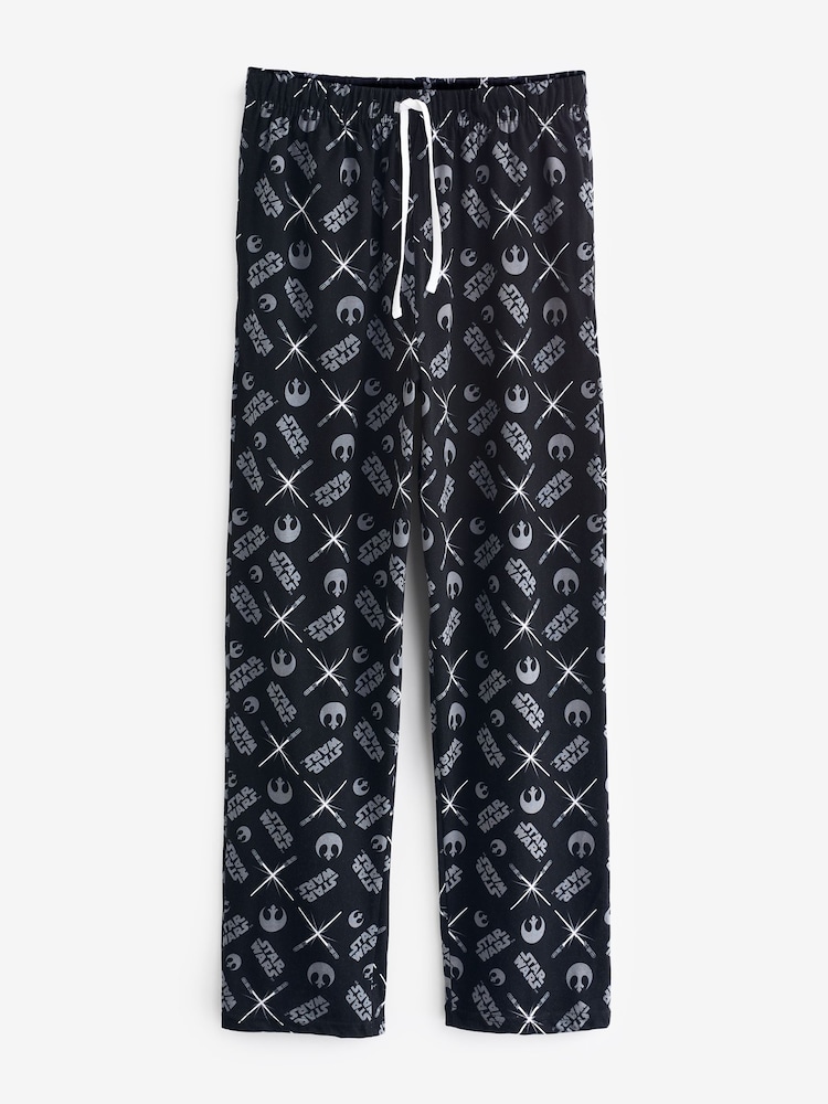 Character Grey Star Wars 100% Cotton Pyjamas - Image 3 of 3