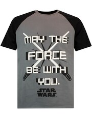 Character Grey Star Wars 100% Cotton Pyjamas - Image 5 of 6