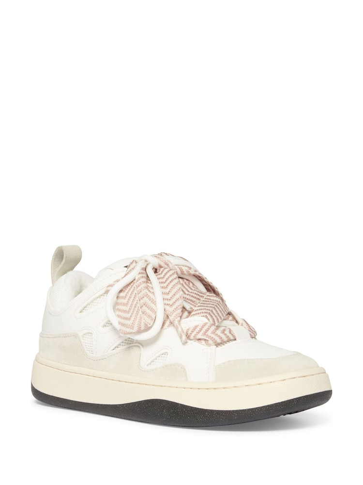 Steve Madden Cream Roaring Trainers - Image 2 of 6 Steve Madden Cream Roaring Trainers - Image 2 of 6